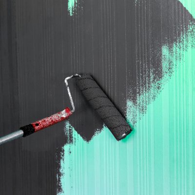 Roller Brush Painting